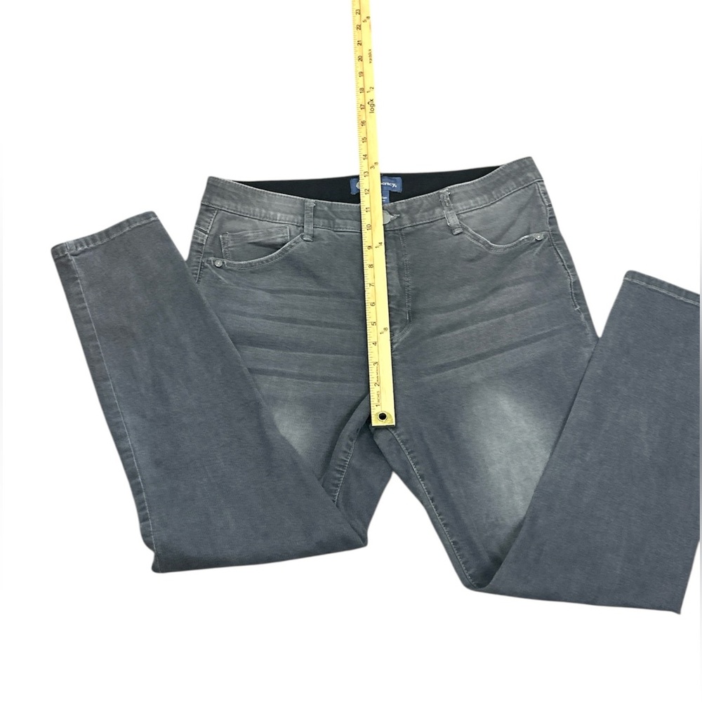 Democracy Modern Ab solution High Rise Ankle Length Grey Skinny Jeans Size 14 - Picture 6 of 11